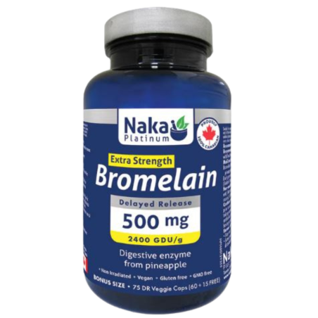Naka Platinum Bromelain 75 Capsules Vegi