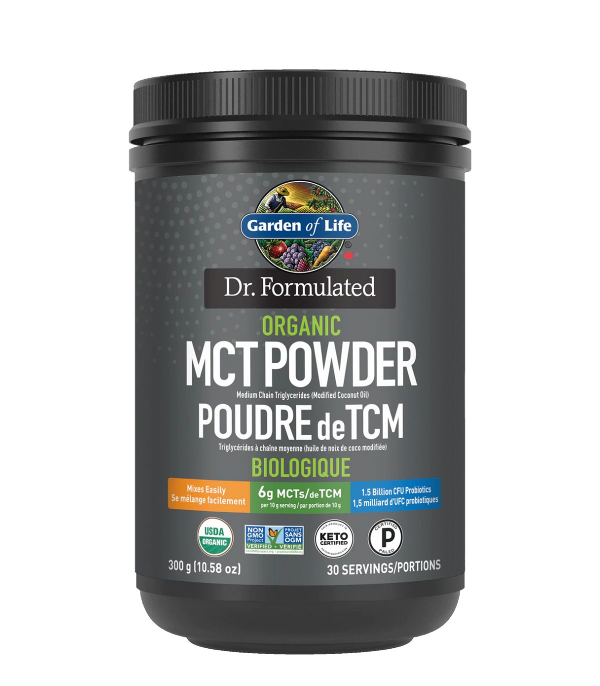 Garden of Life Dr. Formulated Organic MCT Powder 300 g | 每天不同折扣, 全网最低价格 | 种类齐全的保健品店铺 VITASHOP, 只有你想不到, 没有你买不到 !