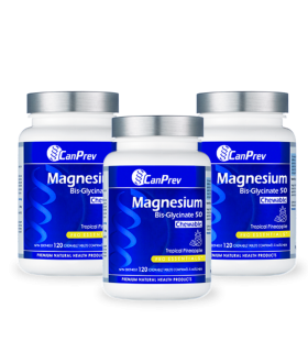 CanPrev Magnesium Bis-Glycinate 50 Chewable Tropical Pineapple 120 Tablets | 每天不同折扣, 全网最低价格 | 种类齐全的保健品店铺 VITASHOP, 只有你想不到, 没有你买不