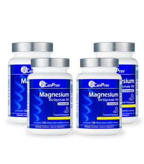 Magnesium Bis-Glycinate 50 Chewable Tropical Pineapple 120 Tablets | Safest & Easiest Shopping Vitamins Online | VITASHOP