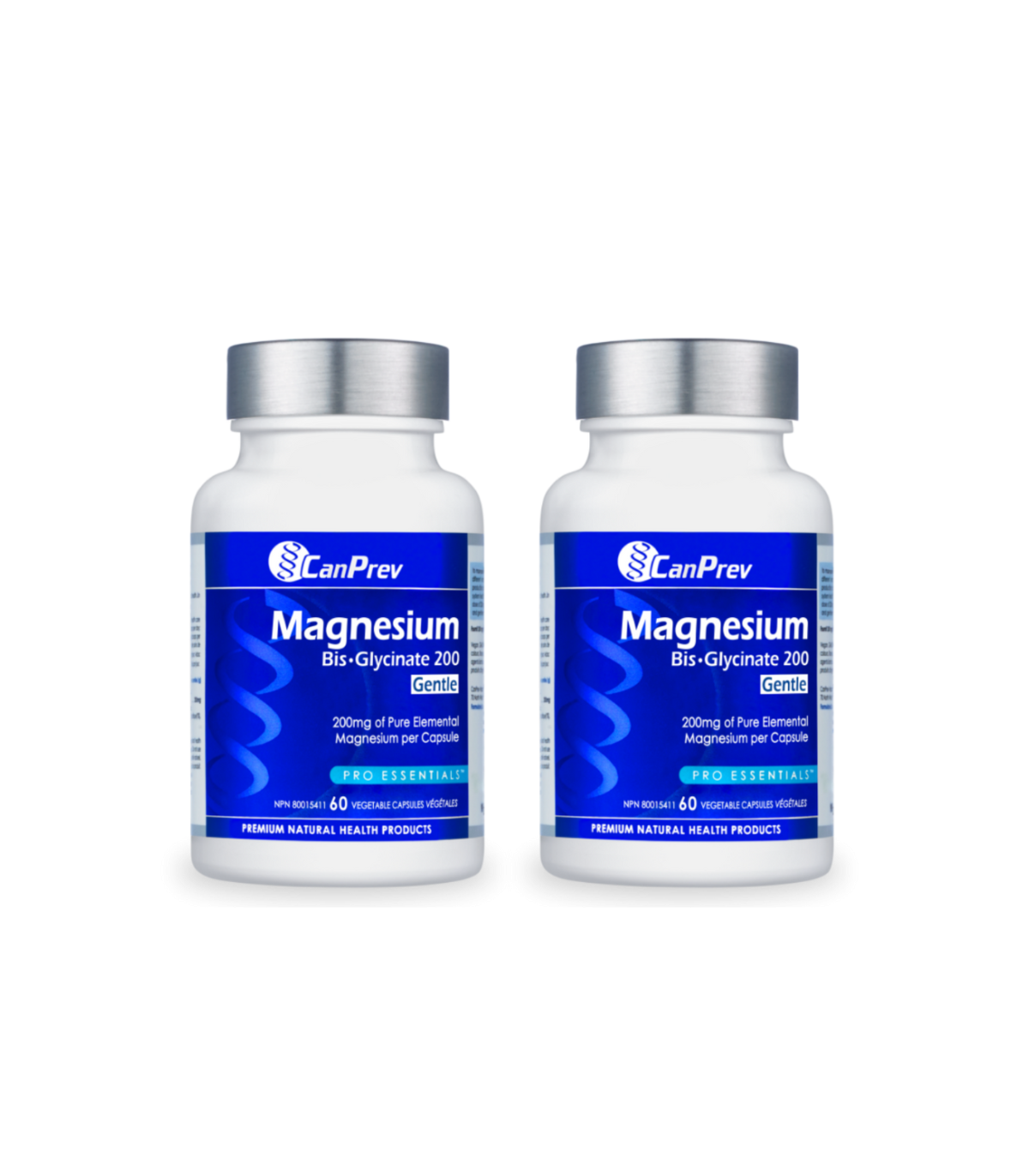 Magnesium Bis-Glycinate 200 Gentle 60 Vegi Capsules | Safest & Easiest Shopping Vitamins Online | VITASHOP