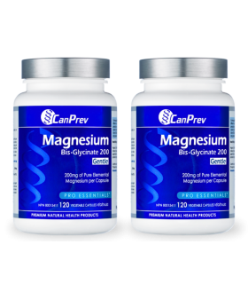 Magnesium Bis-Glycinate 200 Gentle 120 Vegi Capsules | Safest & Easiest Shopping Vitamins Online | VITASHOP
