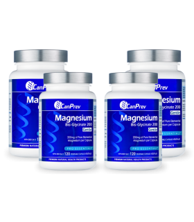 Magnesium Bis-Glycinate 200 Gentle 120 Vegi Capsules | Safest & Easiest Shopping Vitamins Online | VITASHOP