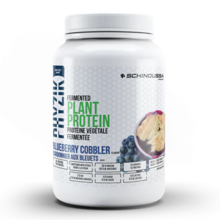 Schinoussa Superfoods Blueberry Cobbler 공장 기반 단백질 454g