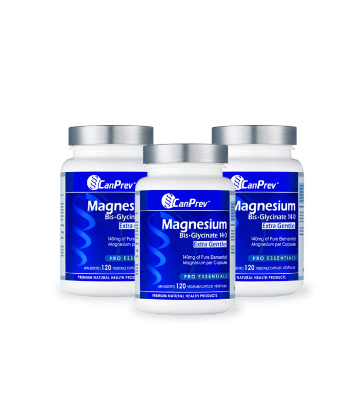 Magnesium Bis-Glycinate 140 Extra Gentle 120 Vegi Capsules | Safest & Easiest Shopping Vitamins Online | VITASHOP