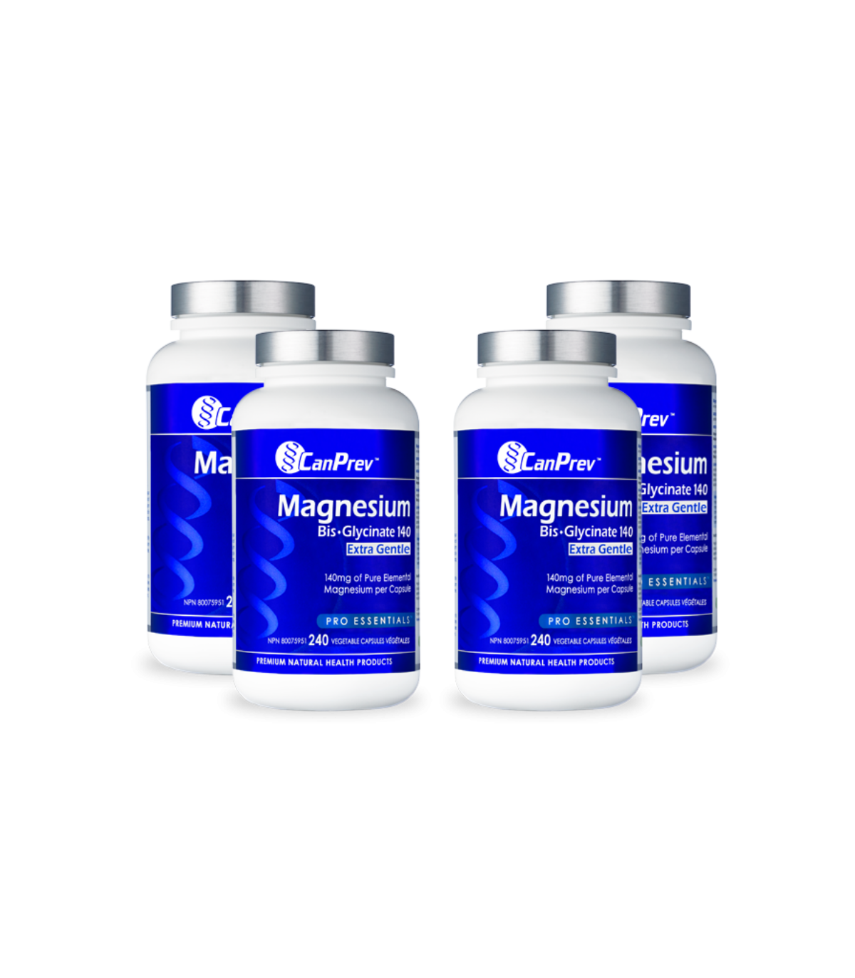CanPrev Magnesium Bis-Glycinate 140 Extra Gentle 240 Vegi Capsules | Unbeatable Prices, Daily Deals | VITASHOP