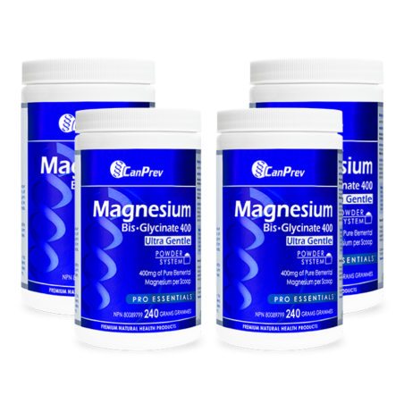 Magnesium Bis-Glycinate 400 Ultra Gentle Powder 240 g | Safest & Easiest Shopping Vitamins Online | VITASHOP
