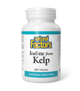 Natural Factors Kelp 180 정제의 Iodine