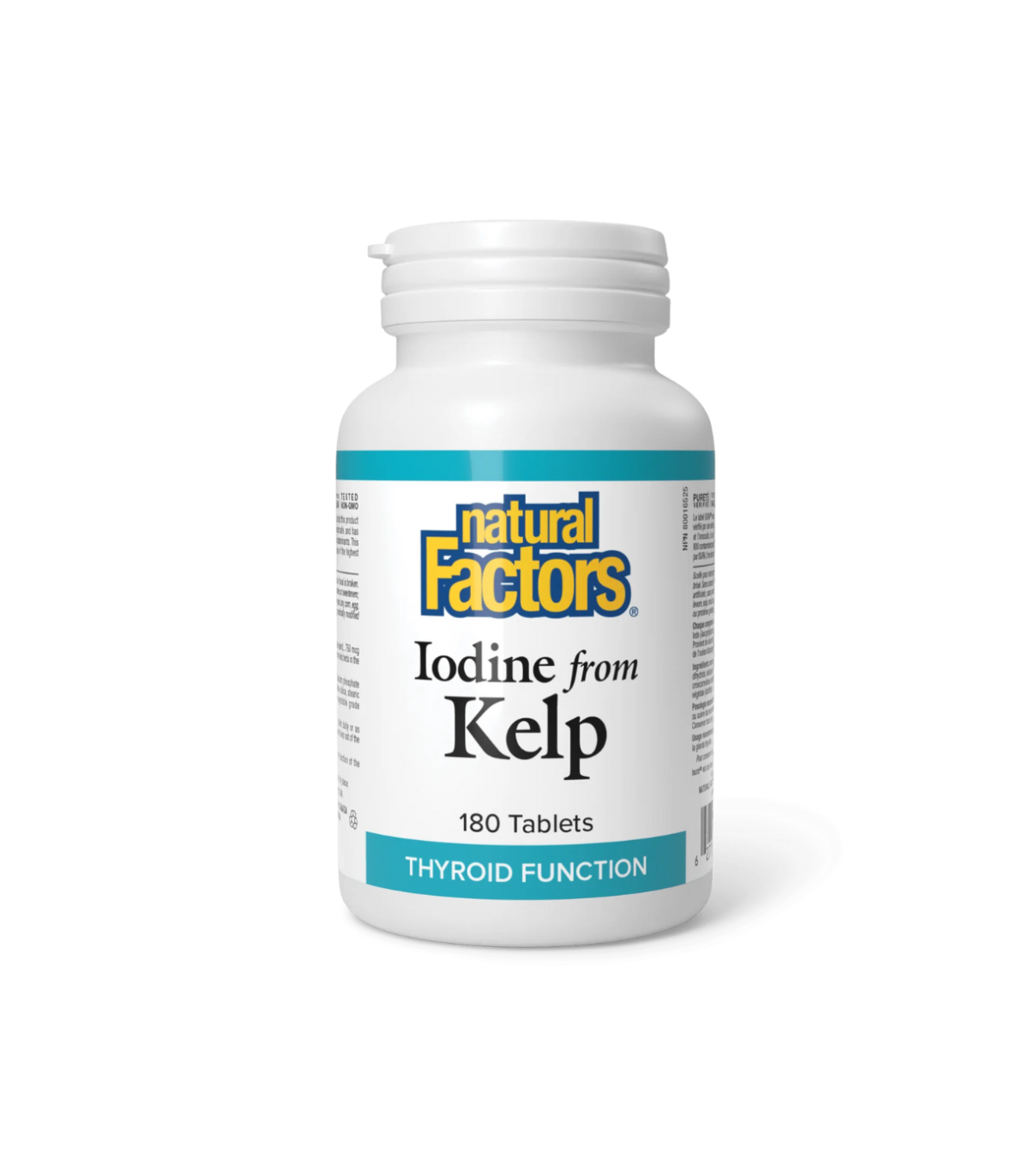Natural Factors Kelp 180 정제의 Iodine