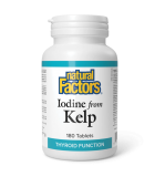 Natural Factors Iodine from Kelp 180 Tablets
