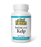 Natural Factors Kelp 180 정제의 Iodine