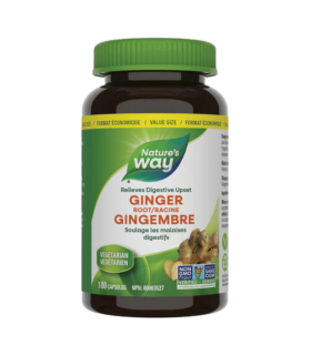 Nature's Way Ginger Root 180 Vegi Capsules | Unbeatable Prices, Daily Deals | VITASHOP