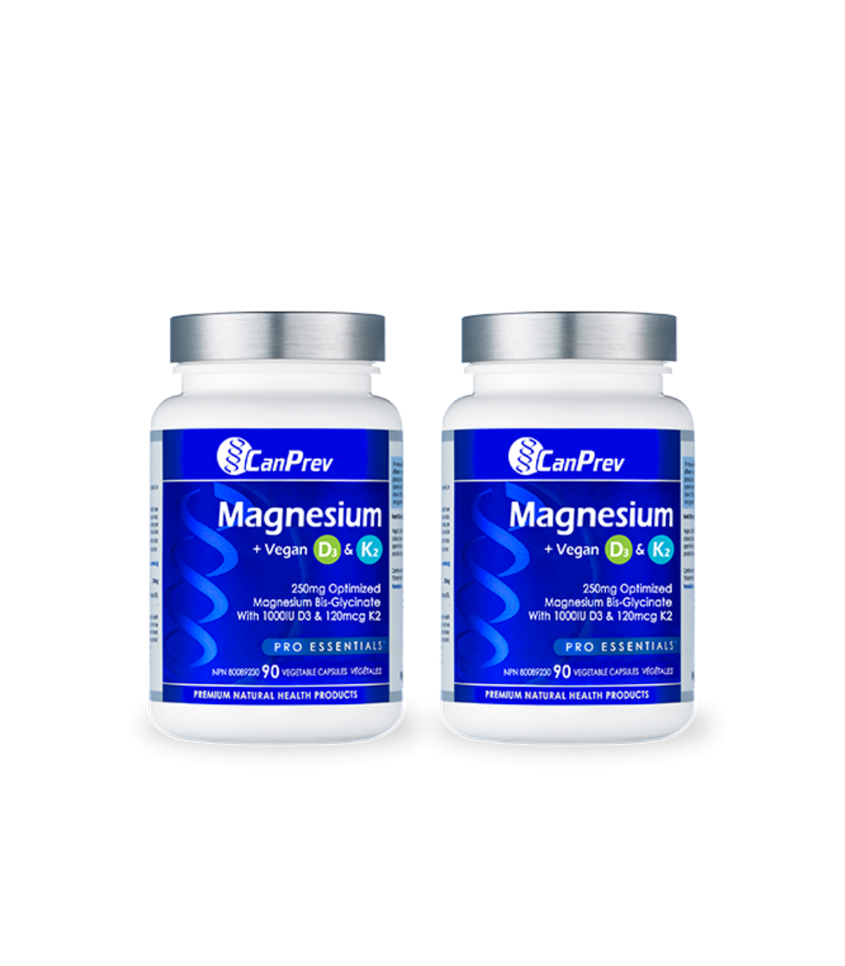 Magnesium + Vegan D3 K2 90 Vegi Capsules | Safest & Easiest Shopping Vitamins Online | VITASHOP