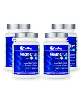 Magnesium + Vegan D3 K2 90 Vegi Capsules | Safest & Easiest Shopping Vitamins Online | VITASHOP