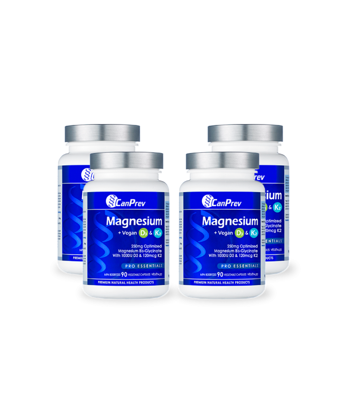 CanPrev Magnesium + Vegan D3 K2 90 Vegi Capsules | Unbeatable Prices, Daily Deals | VITASHOP
