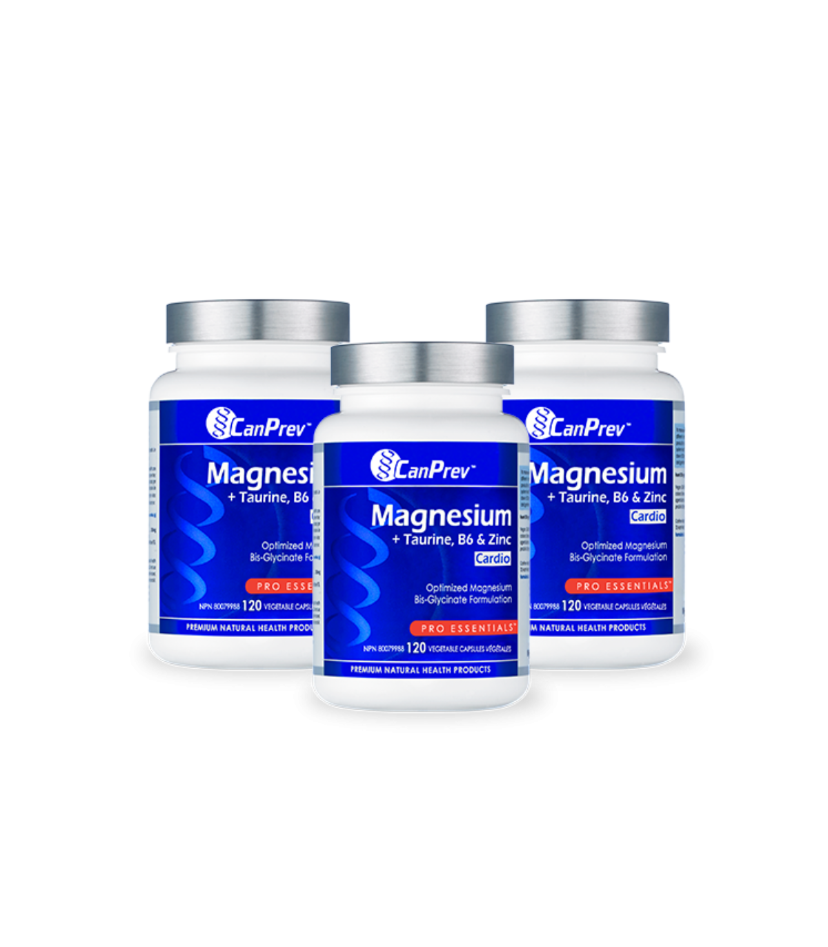 Magnesium Cardio + Taurine, B6 & Zinc 120 Vegi Capsules | Safest & Easiest Shopping Vitamins Online | VITASHOP