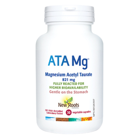 New Roots Herbal ATA Mg Acétyltaurate de magnésium 821 mg