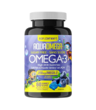 AQUAOMEGA High DHA Children Gummies Blueberry 60 Gummies