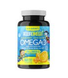 AQUAOMEGA 높은 DHA 아이 Gummies 오렌지 60 Gummies