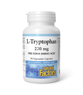 Facteurs Natruaux L-Tryptophan 220 mg, 9 Capsules Vegi