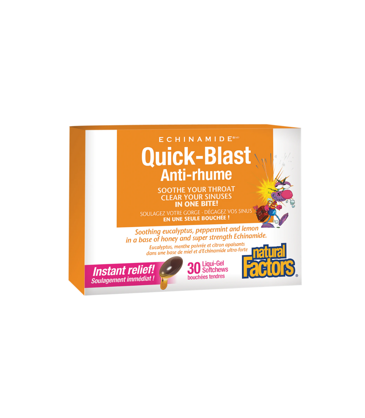 Quick-Blast, ECHINAMIDE 30 Liquid-Gel Softchews