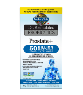 Garden of Life Dr. Formulated Probiotics Prostate+ 50Billion Shelf Stable 60 Vegi Capsules | 每天不同折扣, 全网最低价格 | 种类齐全的保健品店铺 VITASHO