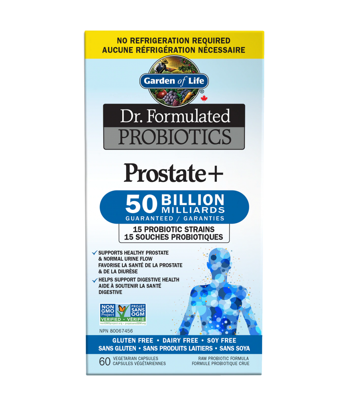 Garden of Life Dr. Formulated Probiotics Prostate+ 50Billion Shelf Stable 60 Vegi Capsules | 每天不同折扣, 全网最低价格 | 种类齐全的保健品店铺 VITASHO