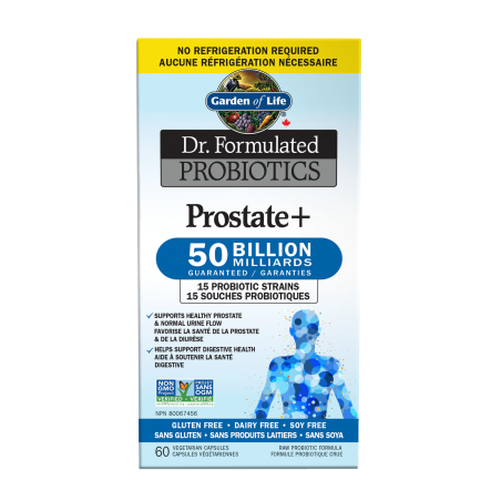 Garden of Life Dr. Formulated Probiotics Prostate+ 50Billion Shelf Stable 60 Vegi Capsules | 每天不同折扣, 全网最低价格 | 种类齐全的保健品店铺 VITASHO