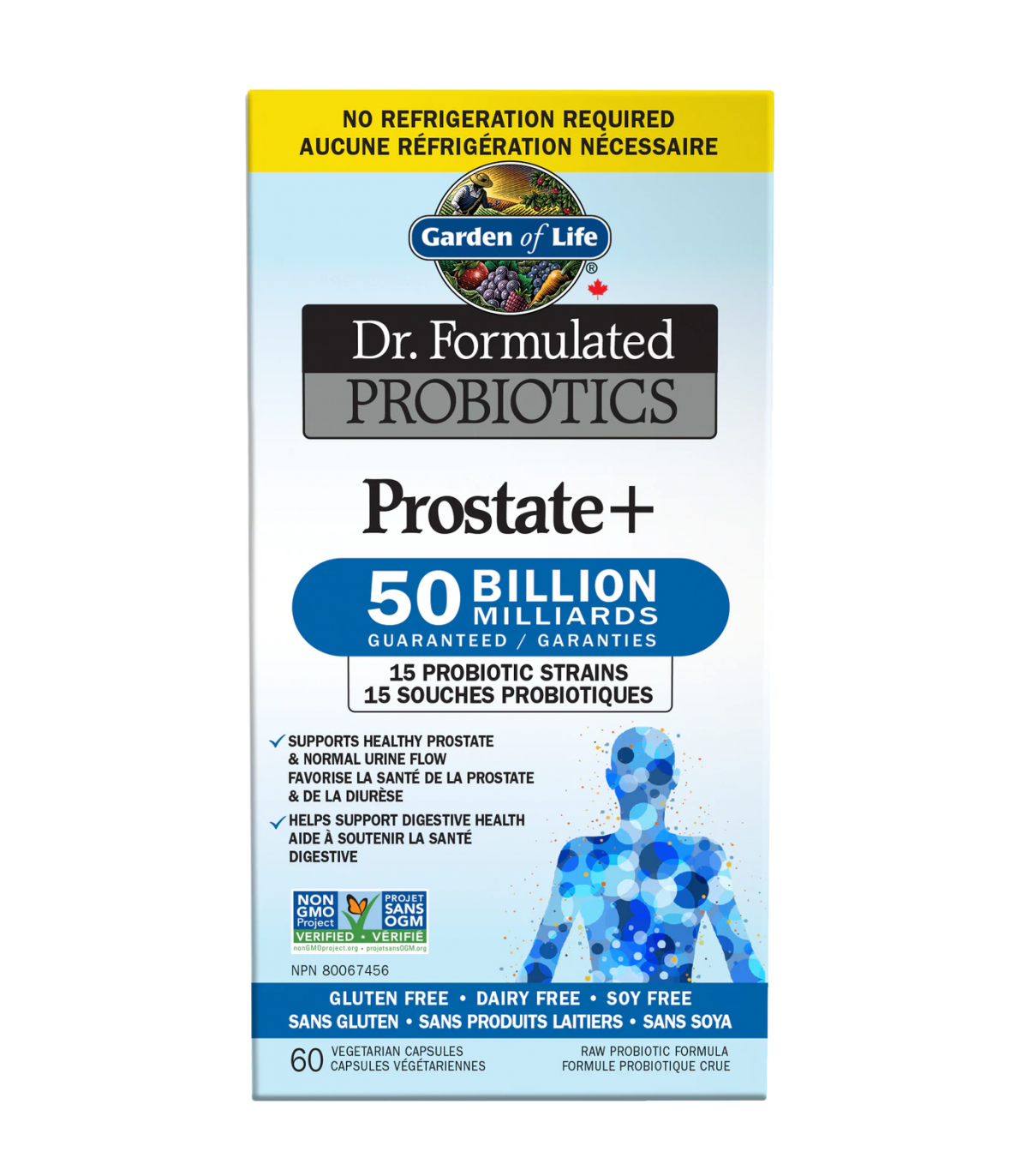 Garden of Life Dr. Formulated Probiotics Prostate+ 50Billion Shelf Stable 60 Vegi Capsules | 每天不同折扣, 全网最低价格 | 种类齐全的保健品店铺 VITASHO