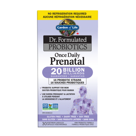 Garden of Life Dr. Formulated Probiotics Once Daily Prenatal Shelf Stable 30 Vegi Capsules | Unbeatable Prices, Daily Deals | VI