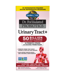 Dr. Formulated Probiotics Urinary Tract+ 50Billion Shelf Stable 60 Vegi Capsules | Safest & Easiest Shopping Vitamins Online | V