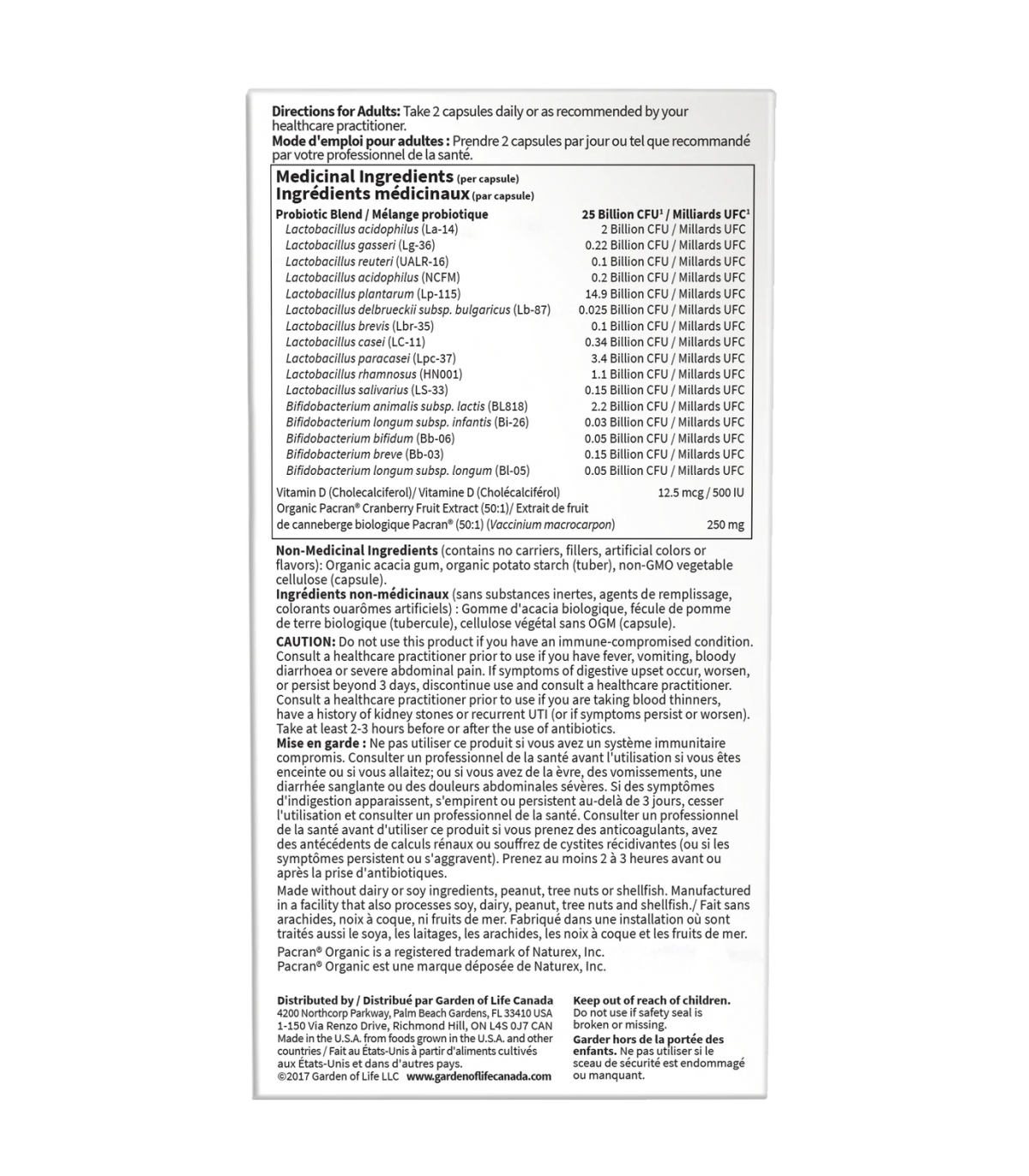 Dr. Formulated Probiotics Urinary Tract+ 50Billion Shelf Stable 60 Vegi Capsules | Safest & Easiest Shopping Vitamins Online | V