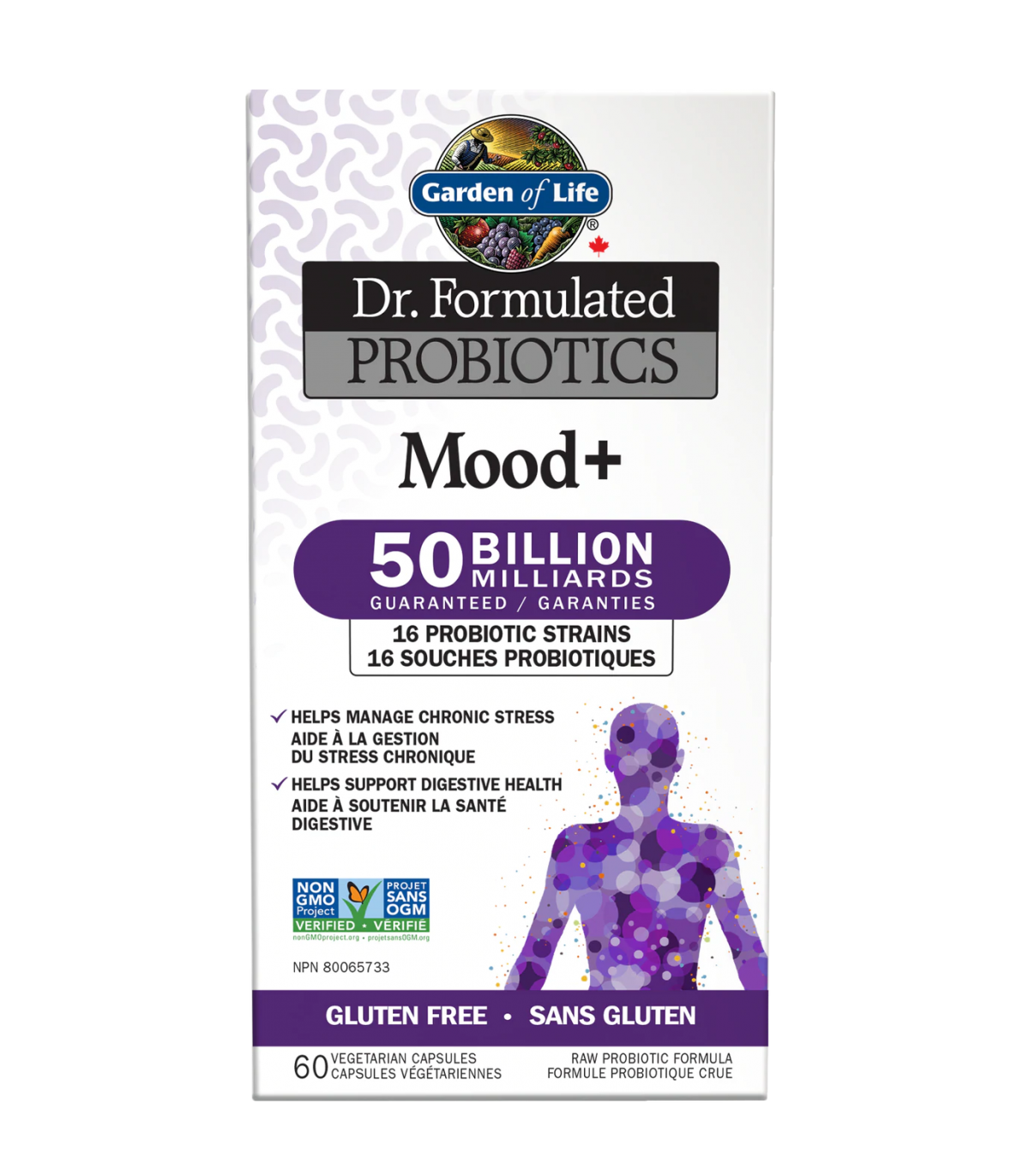 Garden of Life 가든 오브 라이프 Dr. Formulated Probiotics Mood+ 500억 베지캡슐 60정 | 매일 업데이트되는 특가 상품 | VITASHOP