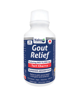 Naka Platinum Gout Relief Featurin gQCE 12 500 mg Tart Cherry