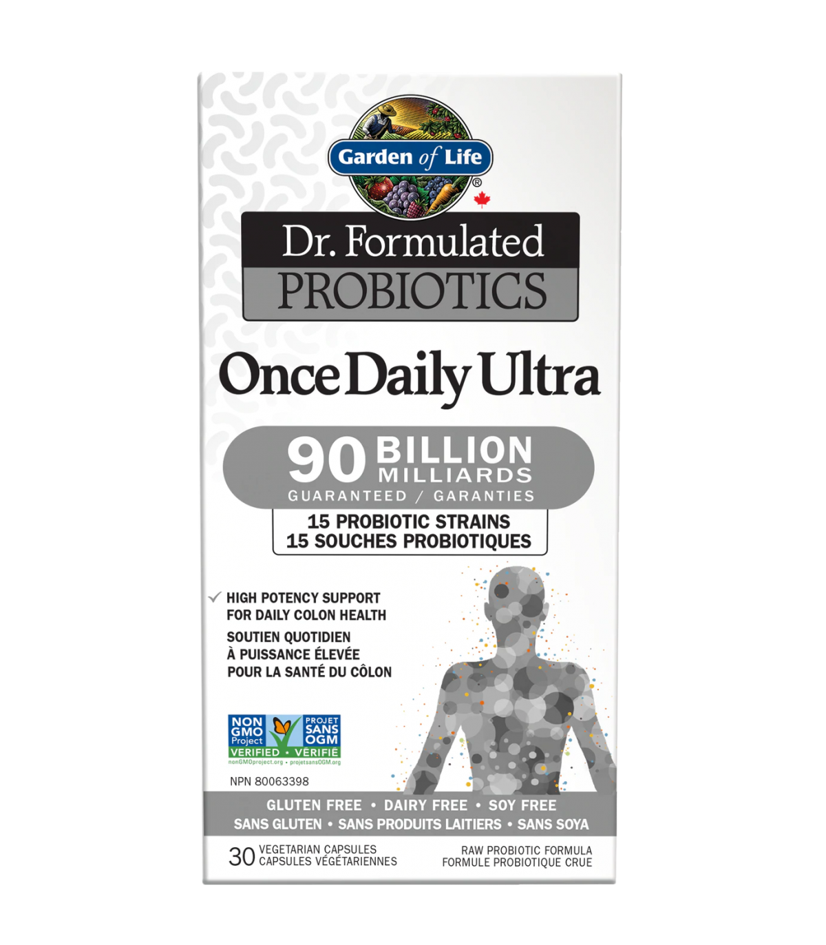 Garden of Life 가든 오브 라이프 Dr. Formulated Probiotics 원스 데일리 울트라 90B CS 30 베지 캡슐 | 매일 업데이트되는 특가 상품 | VITASHOP