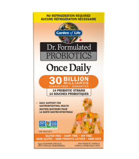 Garden of Life Dr. Formulated Probiotics Once Daily 30Billion Shelf Stable 30 Vegi Capsules | Unbeatable Prices, Daily Deals | V