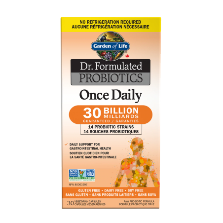 Garden of Life Dr. Formulated Probiotics Once Daily 30Billion Shelf Stable 30 Vegi Capsules | Unbeatable Prices, Daily Deals | V