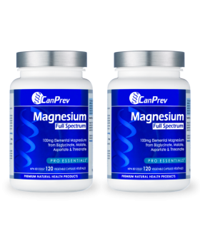 CanPrev Magnésium Full Spectrum 120 v-caps | Prix imbattables, Bonnes Affaires du jour | VITASHOP