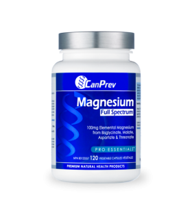 CanPrev Magnésium Full Spectrum 120 v-caps | Prix imbattables, Bonnes Affaires du jour | VITASHOP