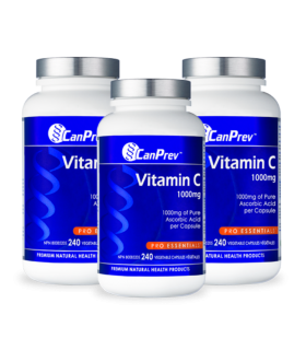 CanPrev Vitamin C 1000mg 240 Vegi Capsules | Unbeatable Prices, Daily Deals | VITASHOP