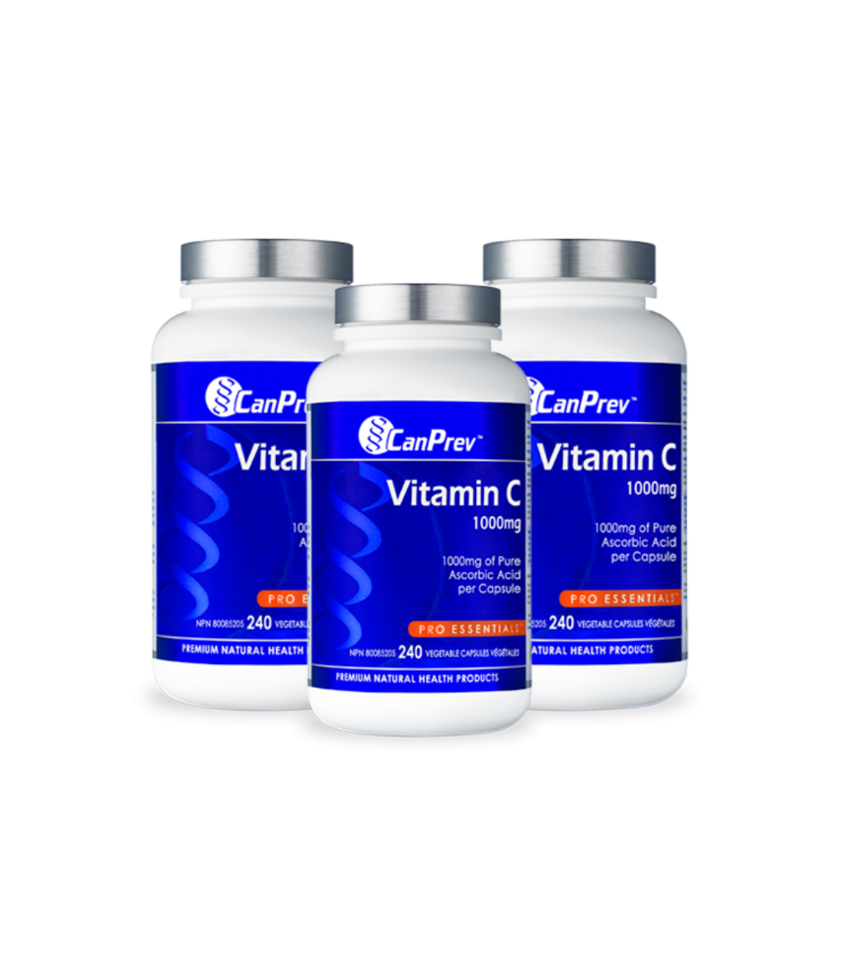 CanPrev 캔프레브 비타민 C 1000mg 240 식물성 캡슐 | 매일 업데이트되는 특가 상품 | VITASHOP