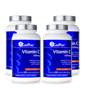 CanPrev 캔프레브 비타민 C 1000mg 240 식물성 캡슐 | 매일 업데이트되는 특가 상품 | VITASHOP