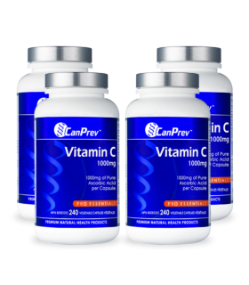 CanPrev 캔프레브 비타민 C 1000mg 240 식물성 캡슐 | 매일 업데이트되는 특가 상품 | VITASHOP