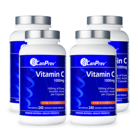 CanPrev Vitamin C 1000mg 240 Vegi Capsules | Unbeatable Prices, Daily Deals | VITASHOP