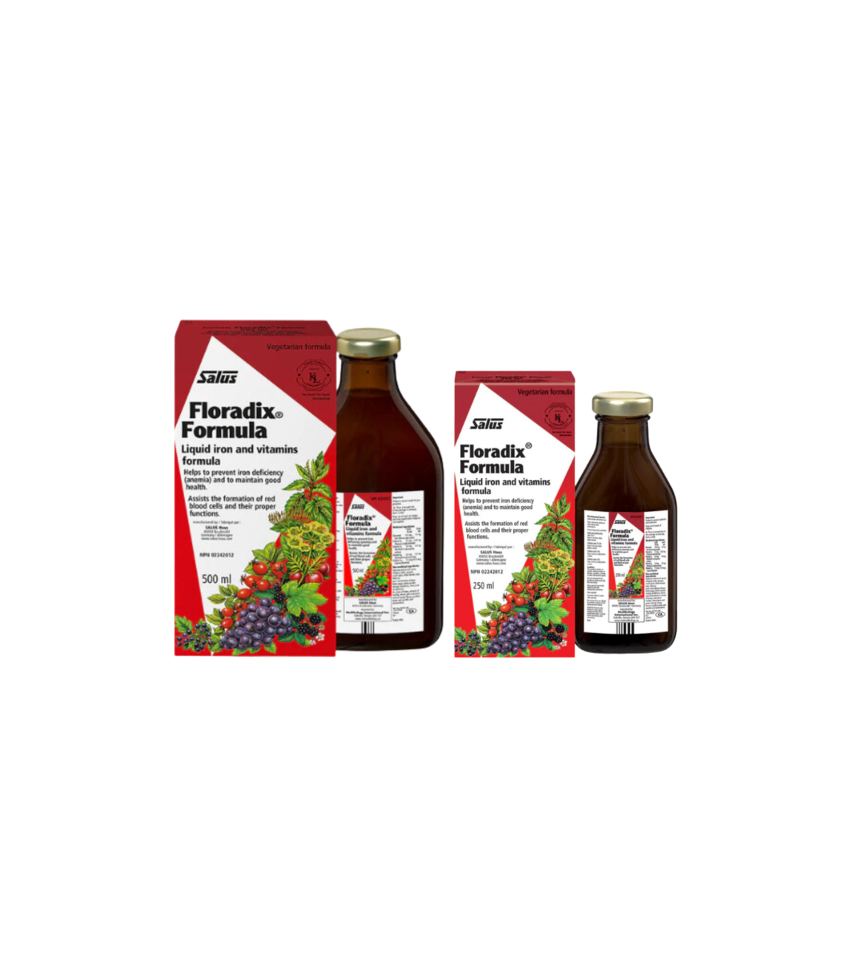 Salus Floradix 500 ml + 250 ml | 每天不同折扣, 全网最低价格 | 种类齐全的保健品店铺 VITASHOP, 只有你想不到, 没有你买不到 !