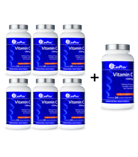 CanPrev Vitamin C 1000mg 240 Vegi Capsules | Unbeatable Prices, Daily Deals | VITASHOP