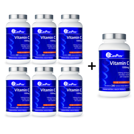 CanPrev Vitamin C 1000mg 240 Vegi Capsules | Unbeatable Prices, Daily Deals | VITASHOP