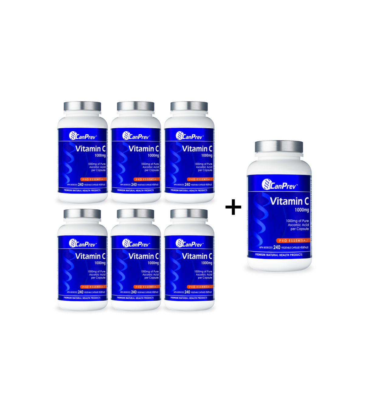 CanPrev Vitamin C 1000mg 240 Vegi Capsules | Unbeatable Prices, Daily Deals | VITASHOP