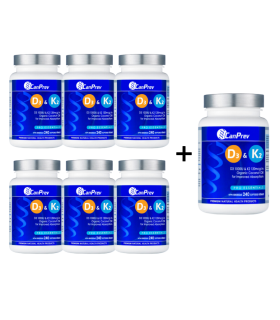 CanPrev D3 & K2 Organic Coconut Oil 240 softgels | Unbeatable Prices, Daily Deals | VITASHOP