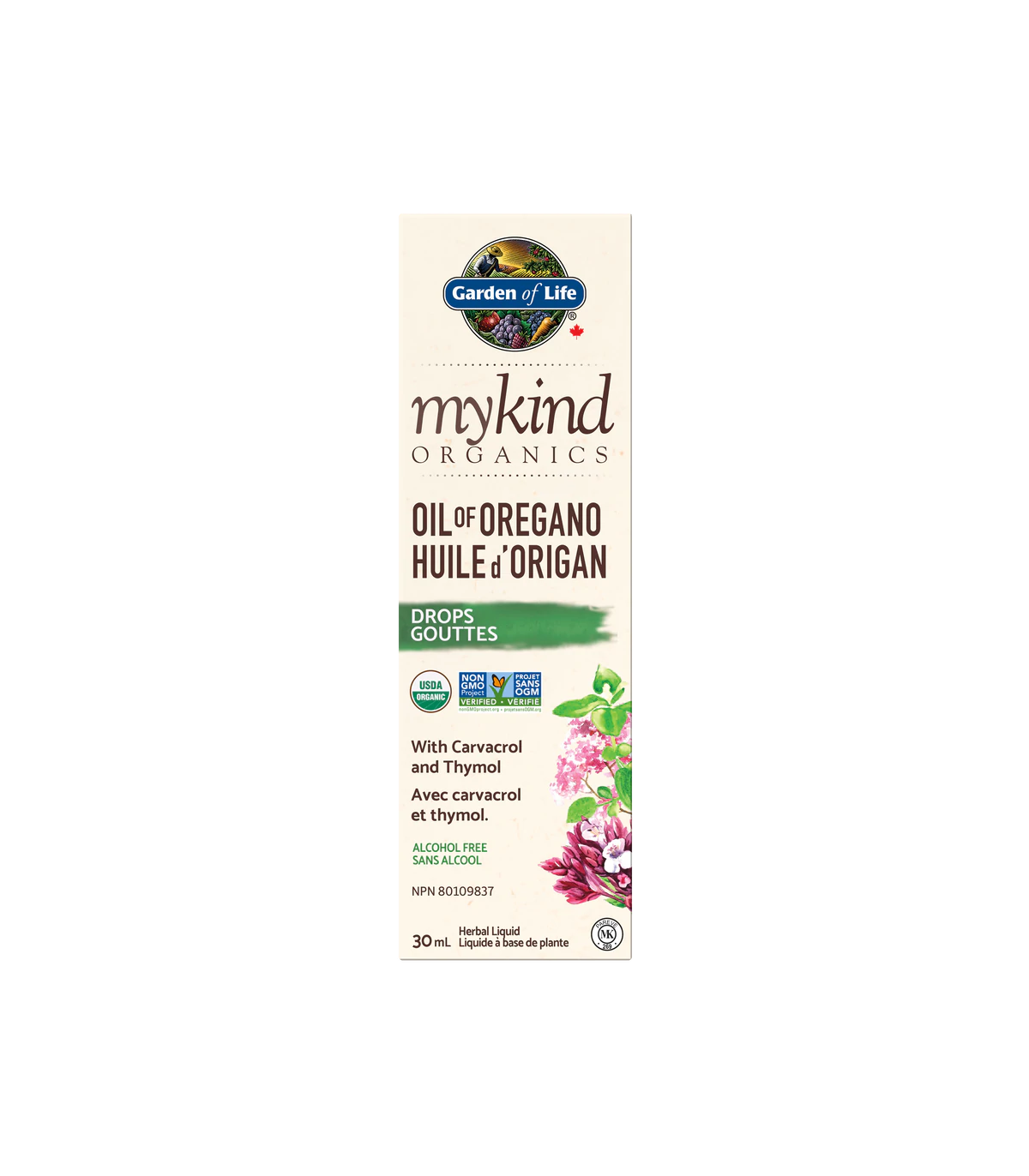 Mykind Organics Herbals Oil of Oregano Drops 30 mL | Safest & Easiest Shopping Vitamins Online | VITASHOP